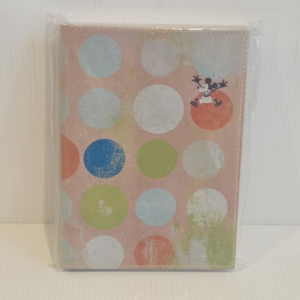 Eccolo Walt Disney Mickey Mouse Journal Stamped Sealed Beige Faux Leather Italy - Picture 6 of 11